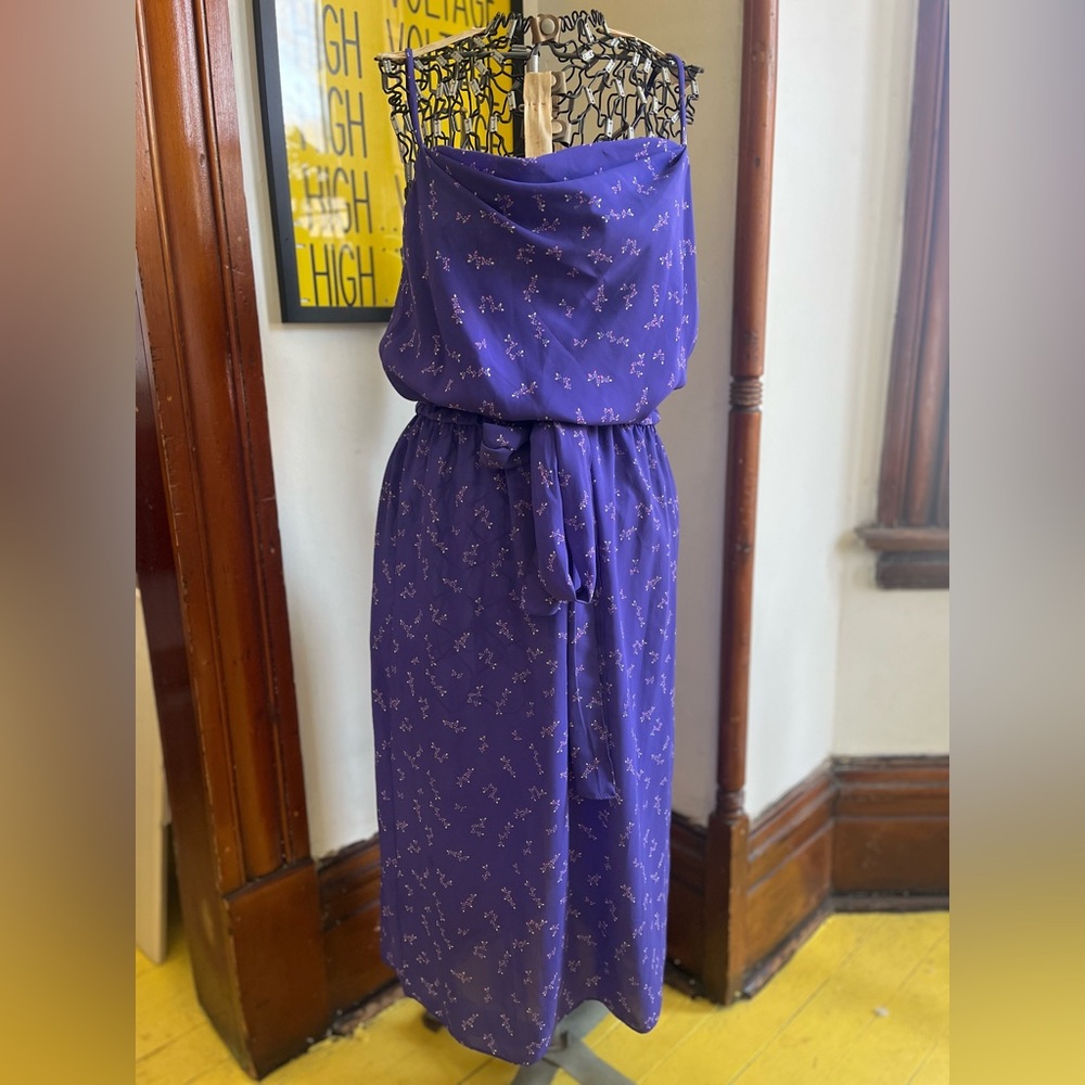 Vintage 80s Floral Sun Dress